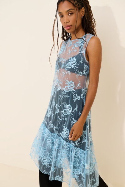 Nona Sheer Lace Dress | Nuuly