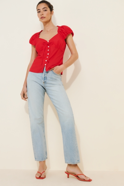Short Sleeve Sweetheart Top | Nuuly