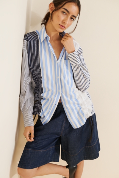 Reworked Hemix Patchwork Shirt | Nuuly