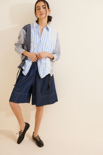 Reworked Hemix Patchwork Shirt | Nuuly