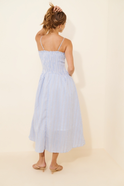nuuly dresses Flower Embroidery Sleeveless Dress