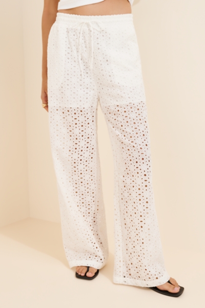 Eyelet Drawstring Pants | Nuuly