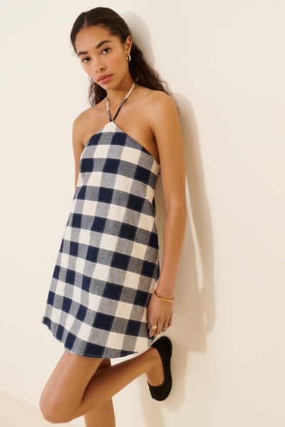 Gingham Halter Dress | Nuuly