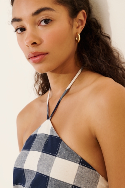 Gingham Halter Dress | Nuuly