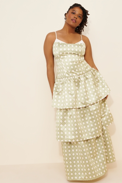 Tiered Sleeveless Maxi Dress
