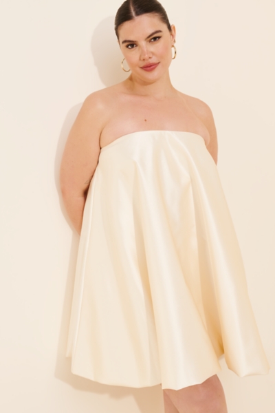 Strapless Bubble Mini Dress | Nuuly