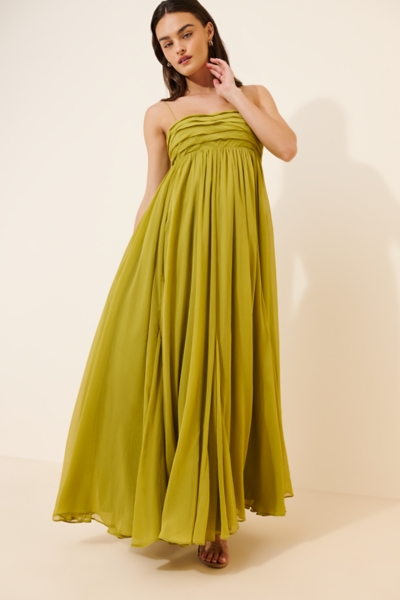 citron bridesmaid dresses Lemon Sorbet Bridesmaid Dress Matte Satin Size 2X