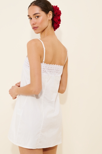 Yoshiko Brodierie Trim Mini Dress | Nuuly