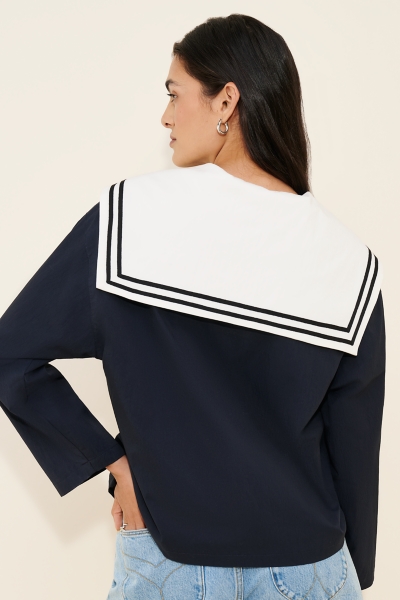 Sailor Collared Jacket | Nuuly