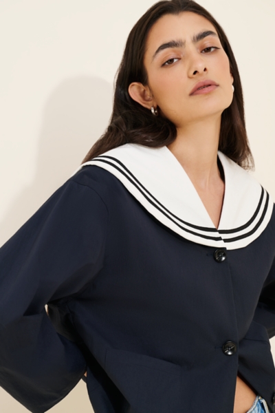 Sailor Collared Jacket | Nuuly