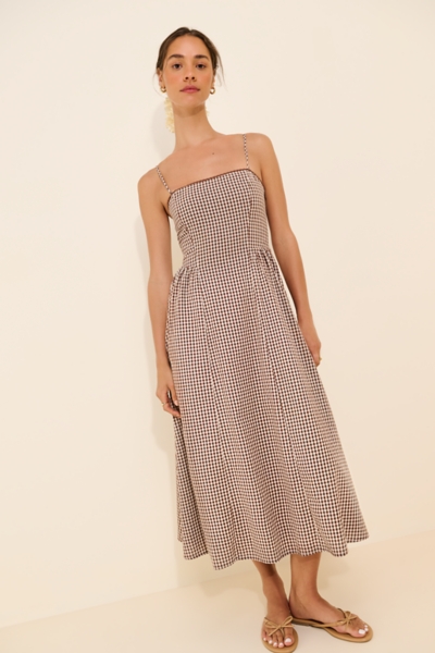 rent midi dress Emily Appliqu Midi Dress