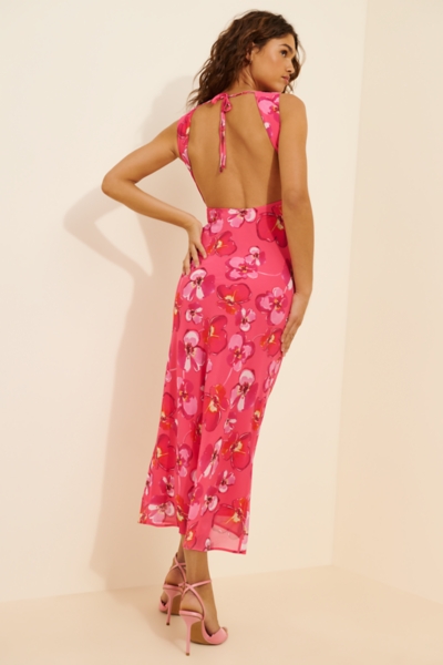 Tulip Mesh Maxi Dress | Nuuly
