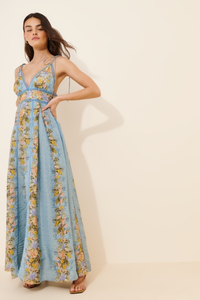 black and beige maxi dress Unforgotten Black Wrap Front Maxi Dress With Side Split – Club L London