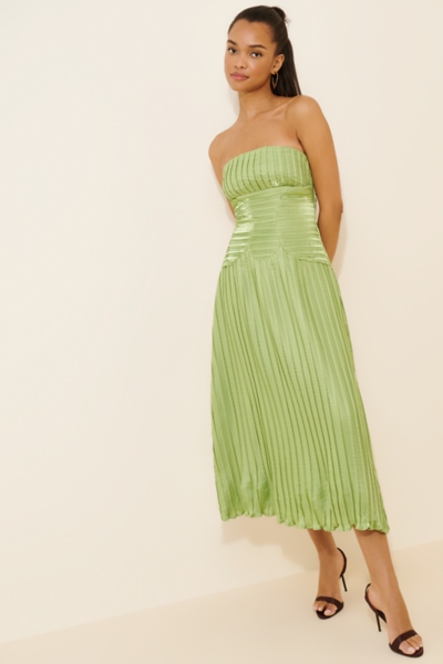 adelene midi dress Women's Adeline Midi Dress in Dancing Floral Flora | M | Ethical Essentials