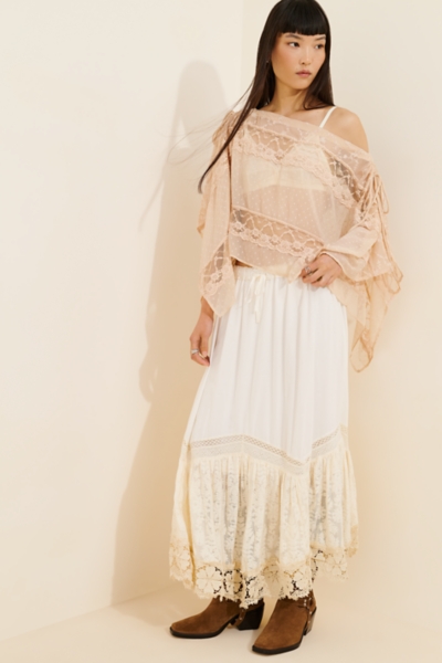 Sofia Sheer Cape Top | Nuuly