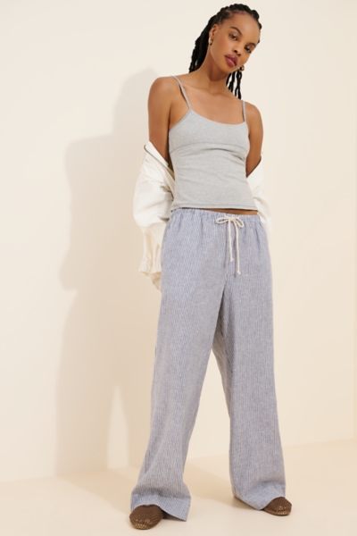 Dahlia Stripe Linen Pants | Nuuly