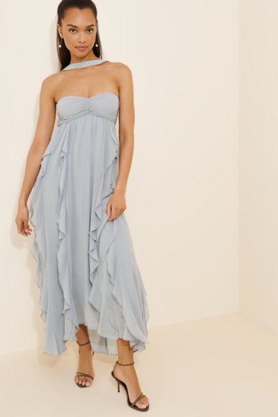 few moda blue dress Few Moda | Citara Dress main image 1