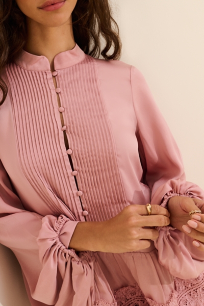 Antonia Lace Swing Mini Dress | Nuuly