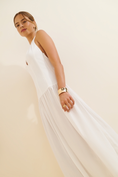 formal drop waist maxi dress Solana Drop-Waist 16/02/2026