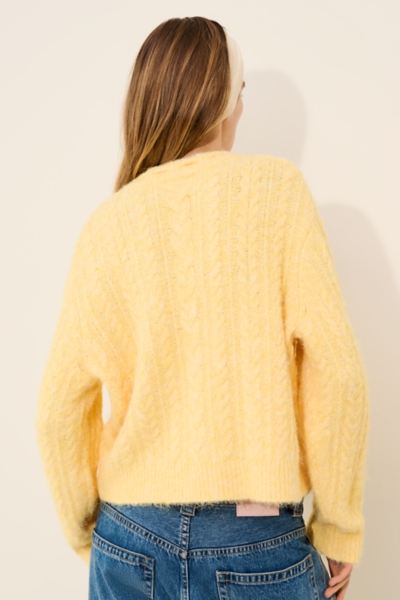 Delphine Cable-Knit Cardigan | Nuuly