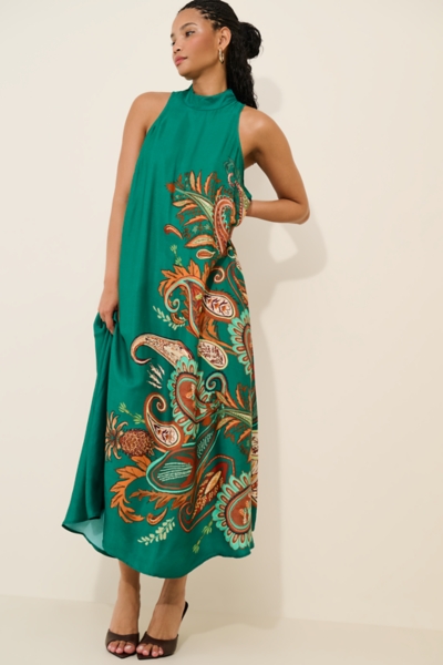 halter tent dress Maxi NPU-Trichea-202437