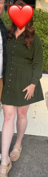 the tobie long-sleeve corduroy mini dress The Tobie Long-Sleeve Corduroy Mini Dress
