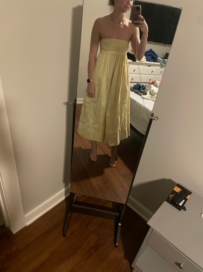 Angela Taffeta Midi Dress | Nuuly