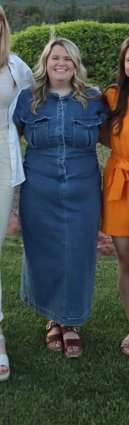 lira denim dress Claire Dress  Paloma Lira