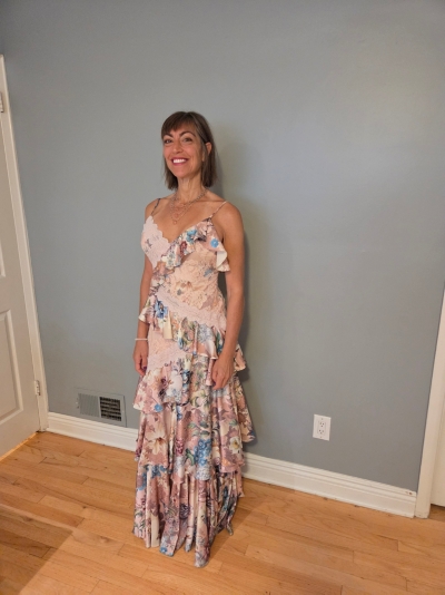 bhldn elora sleeveless v neck ruffle lace maxi dress V-Neck Midi Elora Sleeveless V-Neck Ruffle Lace