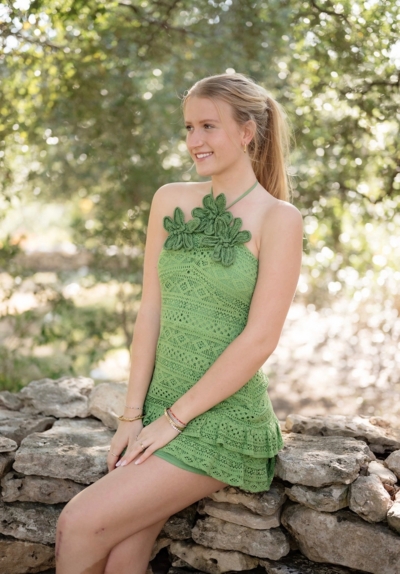 green emerald velvet dress Dark Green High Neck Cut-Out Maxi Dress main image 1