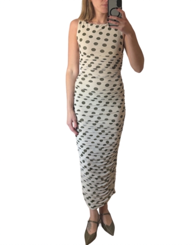 afrm aisla mesh midi dress AFRM Aisla Mesh Midi Dress