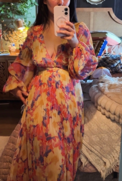 Revery Long-Sleeve Cutout Maxi Dress | Nuuly