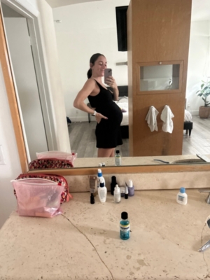 Ingrid + Isabel Maternity Ribbed Exercise Dress