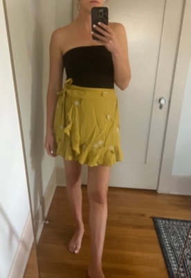 Floral Embroidered Mini Skirt | Nuuly