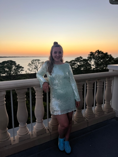 glazed sequin shift dress Glazed Sequin Shift Dress