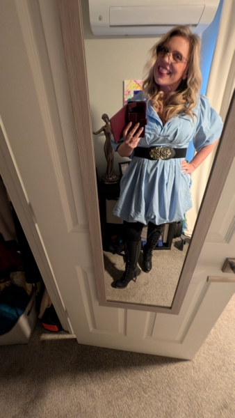 maeve collared bubble hem mini dress Maeve