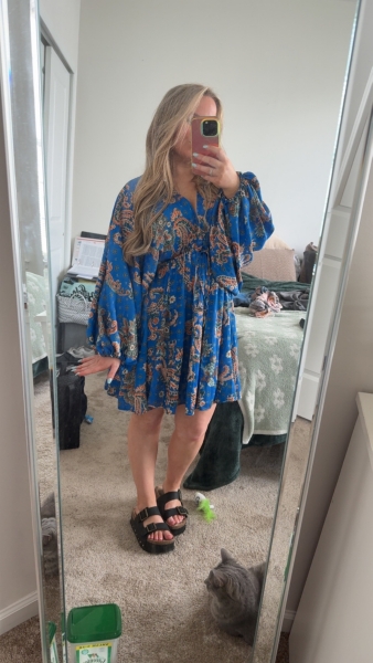 printed arzel mini dress Printed Arzel Mini Dress