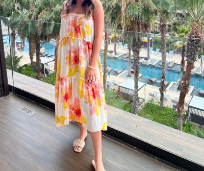 knee length dresses for ladies Free People Lucinda Midi Dress main image 1