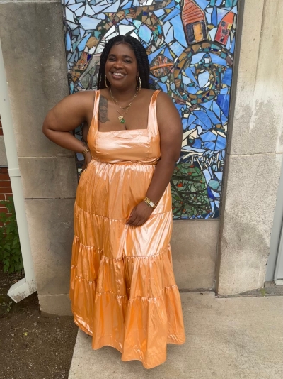 midi dress with flats Belisama Organza Midi Dress