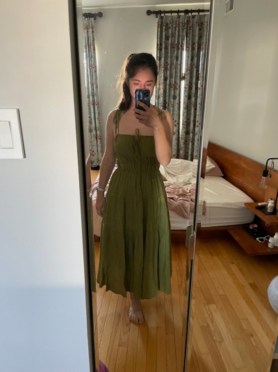 knee length dresses for ladies Kelly Crystal Ruched Midi Dress main image 0