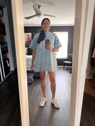 Harlow Denim Mini Dress | Nuuly