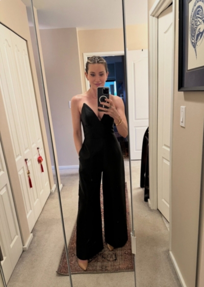 Hills Strapless Plunge Jumpsuit | Nuuly