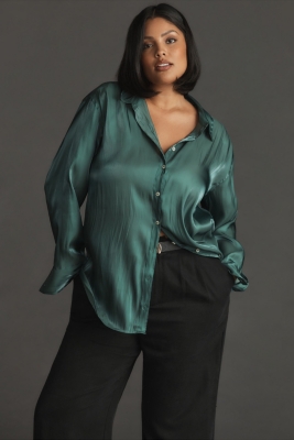 TODAYFUL 22SS Collarless Satin Shirts FREE IVO 12210402 | eBay