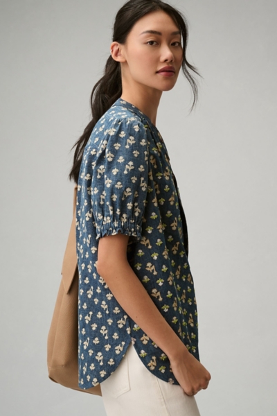 The Aly Puff-Sleeve Blouse: Printed Edition | Nuuly