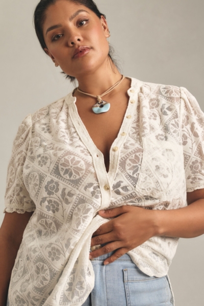 The Aly Puff-Sleeve Blouse | Nuuly