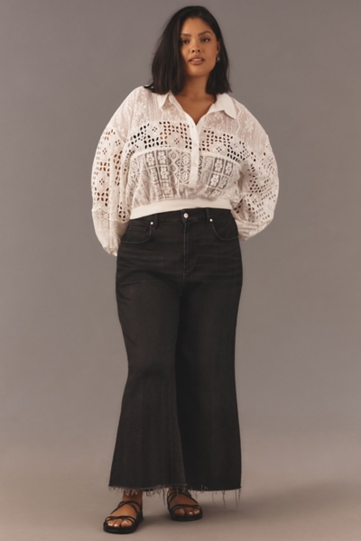 bubbles リベニューレイヤードトップス Cutwork Bubble-Sleeve Shirt | Nuuly