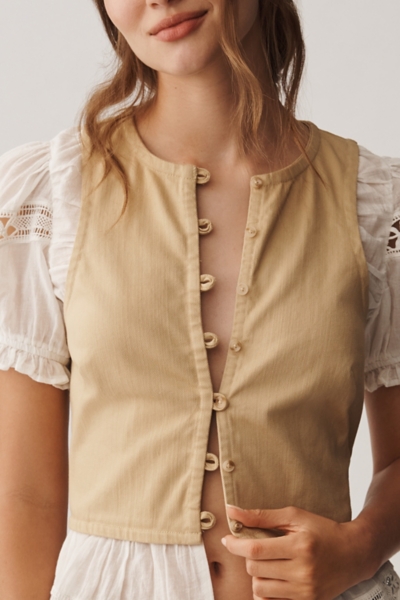 Puff-Sleeve Twofer Top | Nuuly