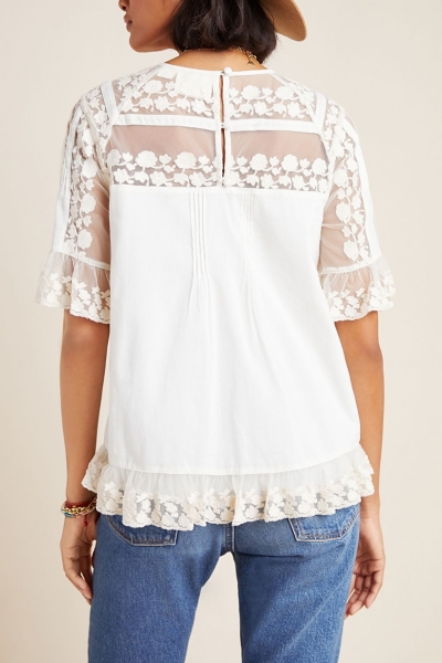 Lisabetta Lace Blouse | Nuuly