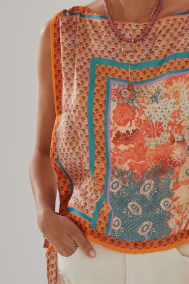 Sleeveless Scarf Top | Nuuly