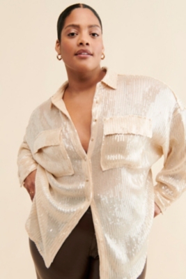 Sequin Shine Shirt | Nuuly
